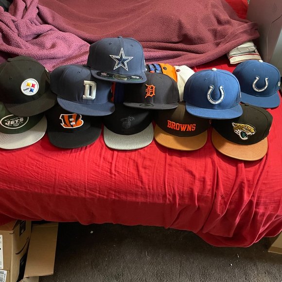 Bundle of 27 Brand New Mitchell and Ness, New Era, Hats **NWT** - Picture 1 of 16